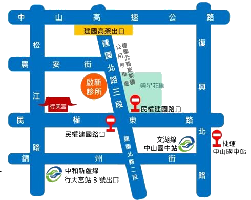 啟新診所地圖